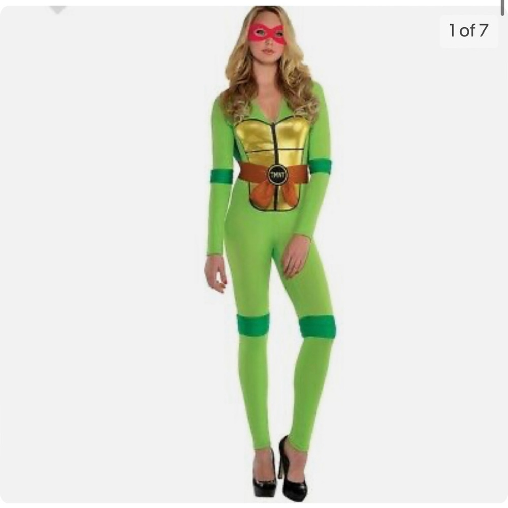 Woman’s large Ninja Turtle jumpsuit costume